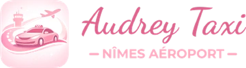 logo audrey taxi nimes aeroport